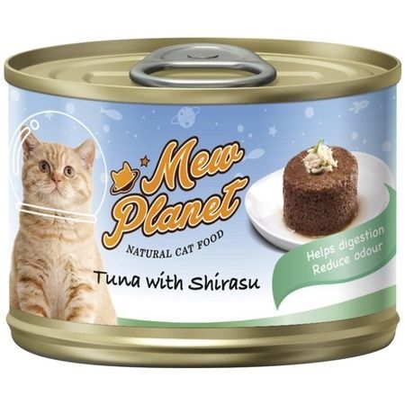 Pettric Pettric Mew Planet влажный корм для кошек в форме паштета с тунцом и курицей - 160 г