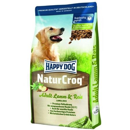 Happy Dog Сухой корм Happy Dog Premium NaturCroq Lamm & Reis для взрослых собак всех пород с ягненком и рисом - 1 кг