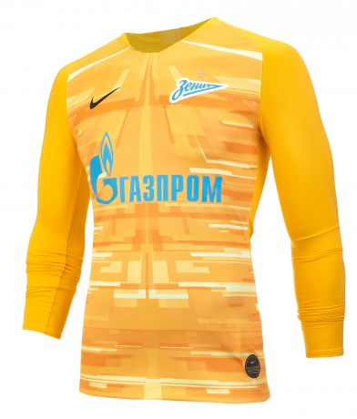 Вратарская футболка с длинным рукавом сезона 2019/20 Nike Цвет-Золотой