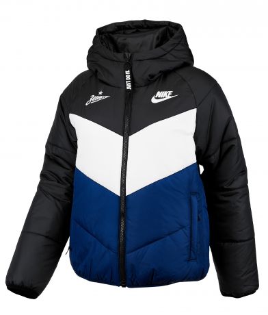 Куртка утепленная женская Nike Nike Цвет-Бело-Черный