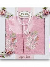 Комплект полотенец ТомДом Изерния (розовый)