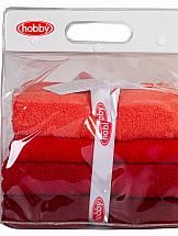 Комплект полотенец ТомДом Ниоти (красный)