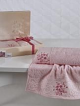 Комплект полотенец ТомДом Виола (розовый)