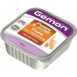 Консервы Gemon Puppy Pate with Turkey с индейкой паштет для щенков 150г