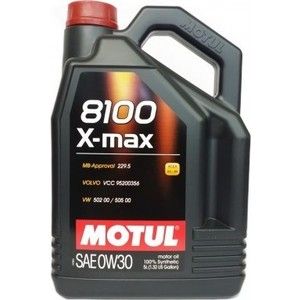 Моторное масло MOTUL 8100 X-max 0W-30 5 л
