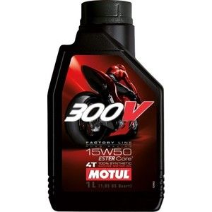 Моторное масло MOTUL 300V 4T FL Road Racing 15W-50 1 л