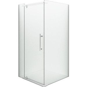 Душевой уголок Erlit Comfort 100x100 профиль хром матовый, стекло прозрачное (ER10110H-C1)