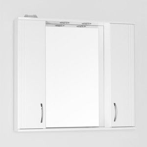 Зеркало-шкаф Style line Панда 90 с подсветкой, белый (2000900330014)