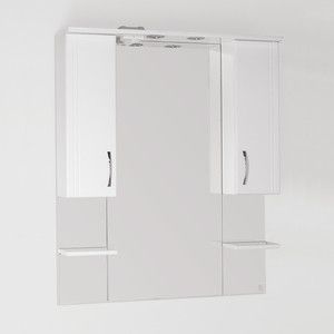 Зеркало-шкаф Style line Энигма 90 с подсветкой, белый (2000949017341)