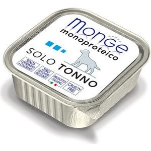 Консервы Monge Dog Monoproteico Solo Pate Tuna паштет из тунца для собак 150г