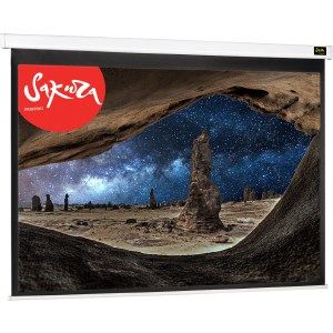 Экран для проектора Sakura 127x127 Motoscreen 1:1 настенно-потолочный белый (моторизованный) 71"