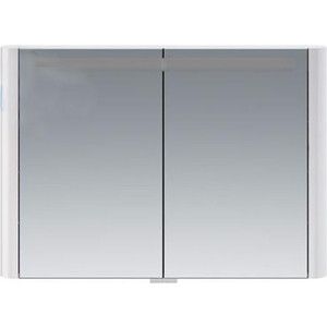 Зеркальный шкаф Am.Pm Sensation 100 с подсветкой, серый шелк (M30MCX1001FG)