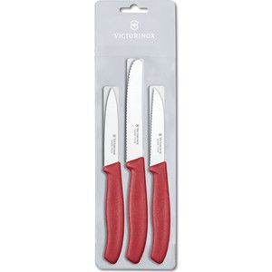 Набор ножей 3 предмета Victorinox красный (6.7111.3)