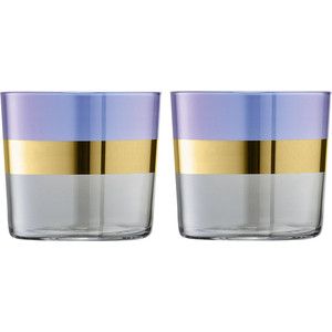 Набор из 2 стаканов 310 мл фиолетовый LSA International Bangle (G060-09-197)