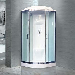 Душевая кабина Royal Bath HK6 100х100х217 стекло белое/прозрачное (RB100HK6-WT-CH)