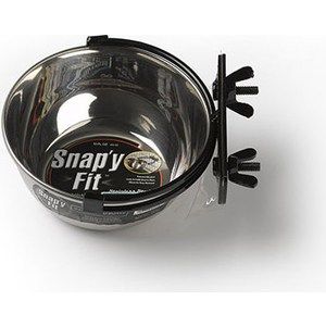 Миска Midwest Snapy Fit Stainless Steel Bowl 10 oz. для клеток и вольеров нержавеющая сталь 300мл