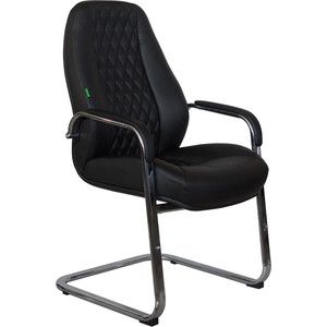 Кресло Riva Chair RCH F385 натуральная кожа черный (А8)