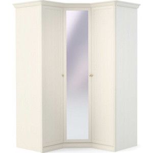 Шкаф (1 дверный+угловой с зеркалом+1 дверный) Шатура Tiffany ясень Т8П-02 483016