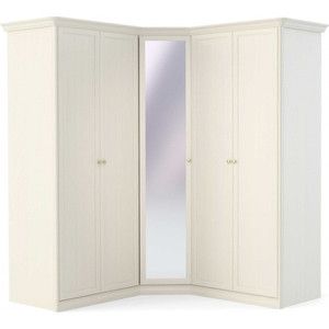 Шкаф (2 дверный+угловой с зеркалом+2 дверный) Шатура Tiffany ясень Т8П-02 483019