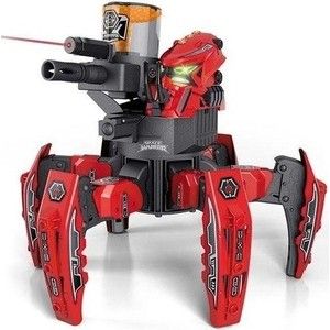 Радиоуправляемый боевой робот-паук Keye Toys Space Warrior, лазер, пульки, красный, 2.4G - KT-9008-1R