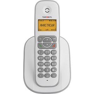 Радиотелефон TeXet TX-D4505A белый-серый