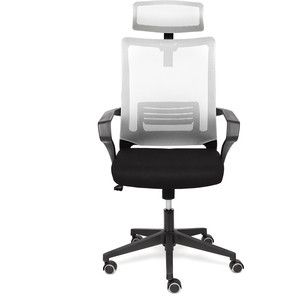 Кресло TetChair Mesh-4HR ткань черный/серый