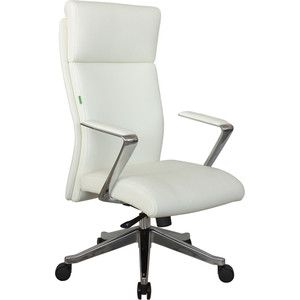 Кресло Riva Chair RCH А1511 натуральная кожа белый (6207)