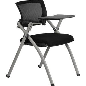 Кресло Riva Chair RCH 462TE складное черное с пюпитром