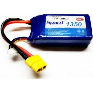 Аккумулятор Spard Li-Po 1350mAh, 11,1V, 45C, XT60 - YTA003