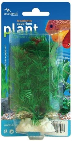 Растение пластиковое Aquatlantis Tecatlantis Роголистник с грузиком для аквариума (20 см)