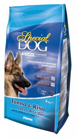 Сухой корм Special Dog для собак с чувствительной кожей и пищеварением (15 кг, Тунец и рис)