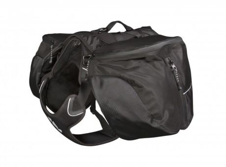 Рюкзак-сумка Hurtta Outdoors Trail Pack черный на собаку (M, Черный)