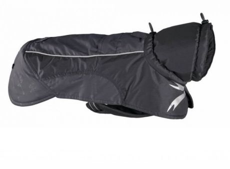 Куртка-попона Hurtta Ultimate Warmer тёплая гранитная для собак (Длина спины 80 см, Гранитный)