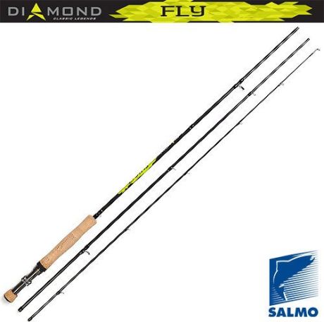 Удилище Salmo Diamond Fly нахлыстовое 2,85 м (6-7 г, Medium Fast)