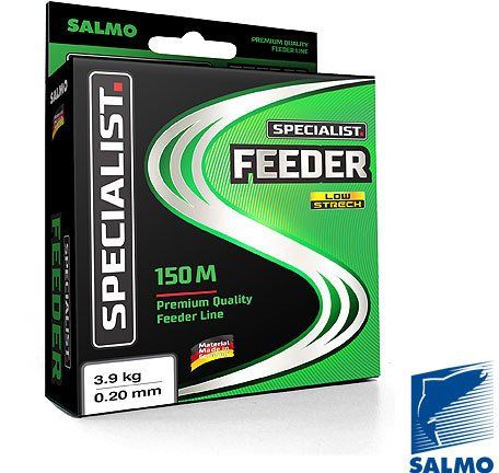 Леска монофильная Salmo Specialist Feeder (150 м, Ø 0,20 мм / Тест 3,85 кг)