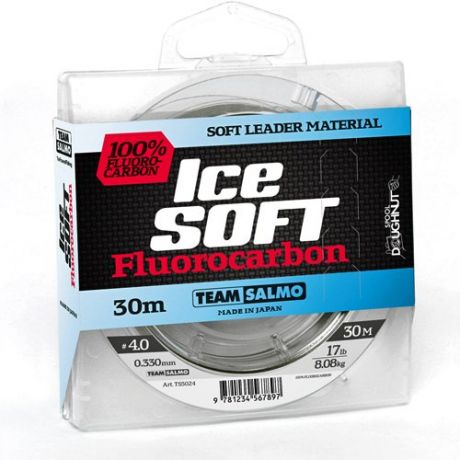 Леска монофильная Team Salmo Ice Soft Fluorocarbon (30 м, Ø 0,285 мм / Тест 6,32 кг)