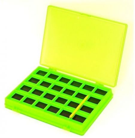 Коробка Salmo Hook Special рыболовная для крючков 14,5 x 10,5 x 5,4 см (14,5 x 10,5 x 5,4 см, Желтый, зеленый)