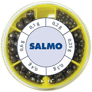 Грузило Salmo Дробинка Pl 6 секций стандартные набор (100 г)