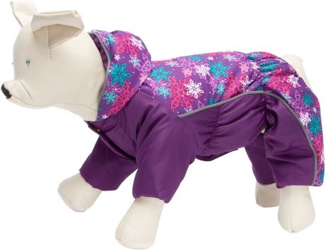 Комбинезон Osso Fashion на синтепоне для собак девочек (28, Фиолетовый)