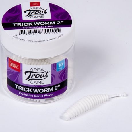 Слаги Lucky John Pro Series Trick Worm съедобные искусственные (5 см (10 шт), 026)
