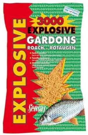 Прикормка Sensas 3000 Explosive Gardons для ловли плотвы (1 кг)