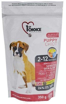 Сухой корм 1st Choice Puppy Sensitive Skin&Coat для щенков всех пород с чувствительной кожей и шерстью (14 кг, )
