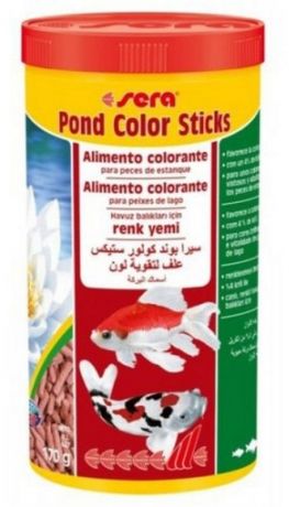 Корм Sera Color Sticks для прудовых рыб (3,8 л, 1,5 кг (ведро))