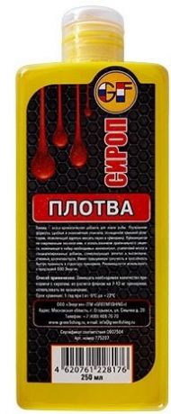 Ароматизатор Gf Liquid для ловли плотвы (0,25 л, Кондитерский, ореховый)