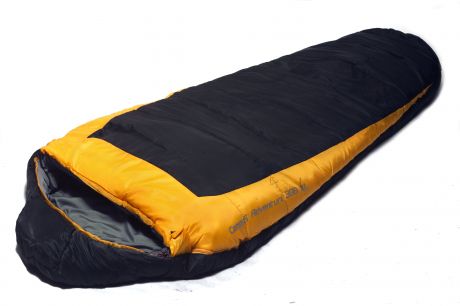 Спальный мешок Campus Adventure 300 Xl R-zip (230 x 85 x 60 см, Черно-желтый)