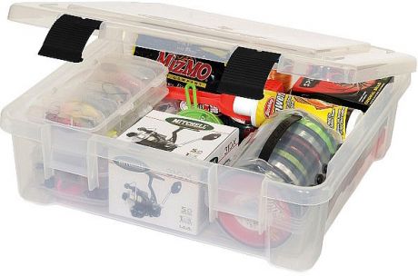 Коробка Plano для хранения принадлежностей и инструмента (44,5 х 40,6 х 12,7 см, Прозрачный)