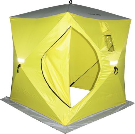 Палатка зимняя Woodland Сахалин 2 цвет желтый/серый (150 х 150 х 170 см)