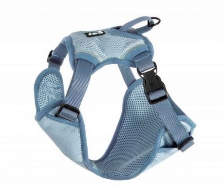 Шлейка Hurtta Cooling Harness охлаждающая голубая для собак (45 - 60 см, Голубой)