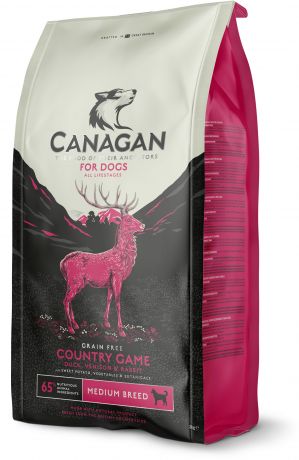 Сухой корм Canagan Gf Country Game для собак всех пород (Утка, Оленина, Кролик, 12 кг)