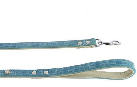 Поводок Каскад Колибри с украшением Лапка синий для собак (120 x 1,5 см, Синий)